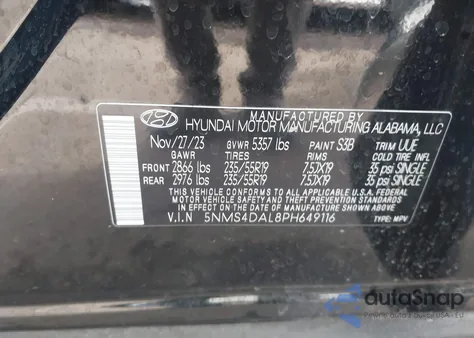 2023 Mazda Cx-30 2.5 S Select z USA, uszkodzony, nr VIN 3MVDMBBM6PM552870